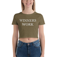 Winners Work Women’s Crop Tee