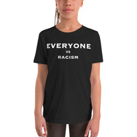 EVERYONE vs racism Youth Short Sleeve T-Shirt